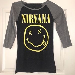 Nirvana Baseball Tee